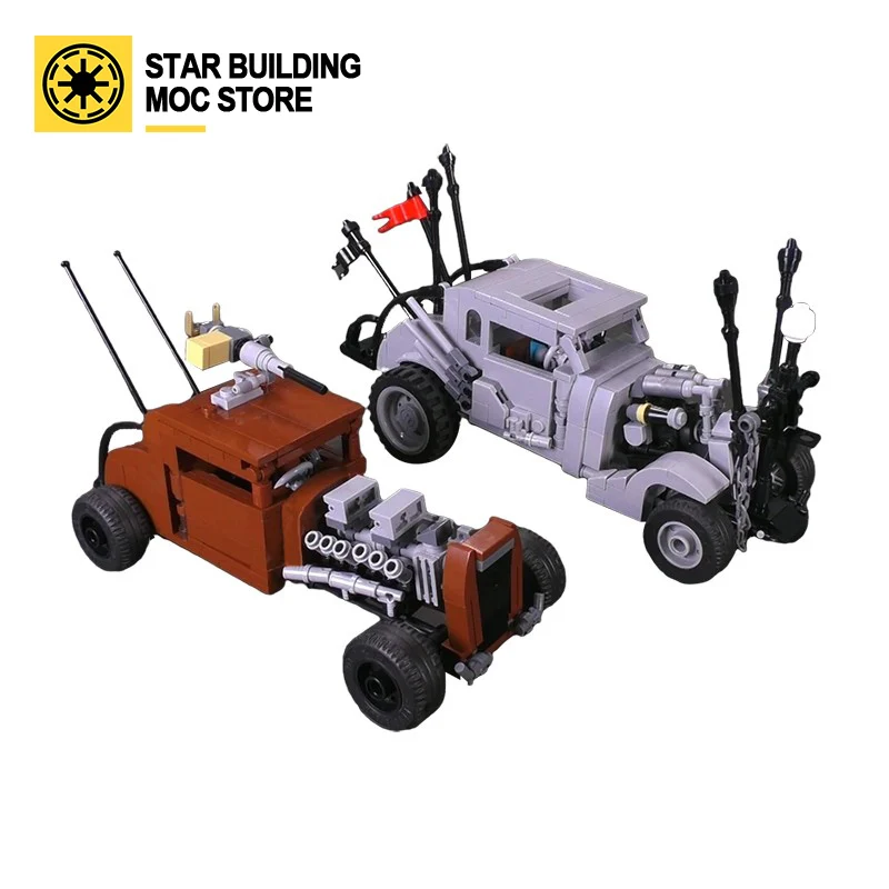 

Машинка MOC C7738 NUX, машинка Elvis Presley, игрушечный автомобиль Mad Max, скоростной чемпион, игрушка для строительства
