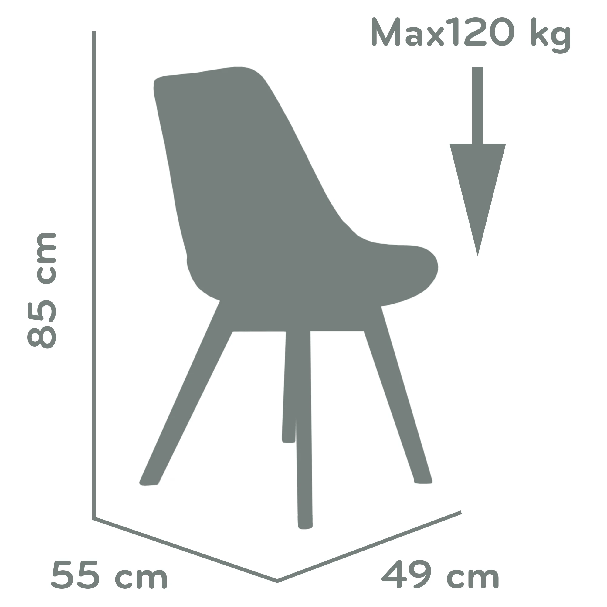 Стулья на кухню N-12-2 3 шт стул оранжевый для балкона обеденные стулья модные кухня