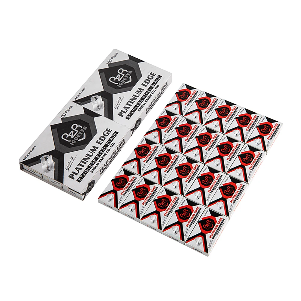 нож с двойным лезвием бритва набор одноразоаых бритв лопасти IGUETTA Новый