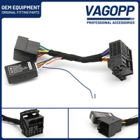 vagopp auto decoder for rcd360 rcd360 pro plug play iso quadlock adapter cable simulator for vw golf 6 jetta mk5 passat car