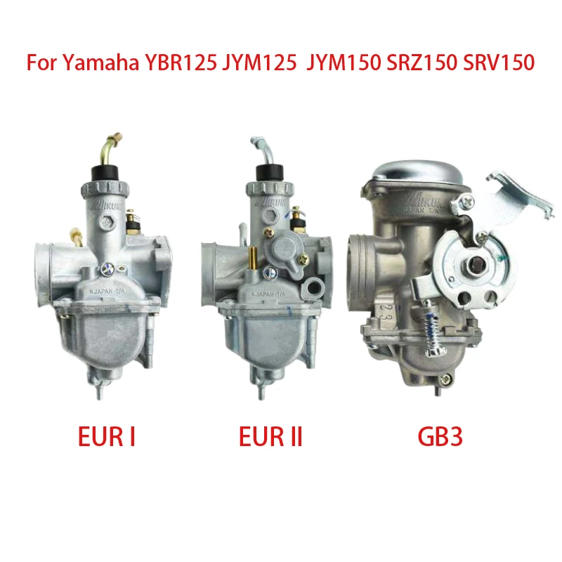 

B625 Motor Carburetor for Yamaha YBR125 JYM125 EUR I EUR II GB3 Version Hand Chock Fuel System Spare Parts