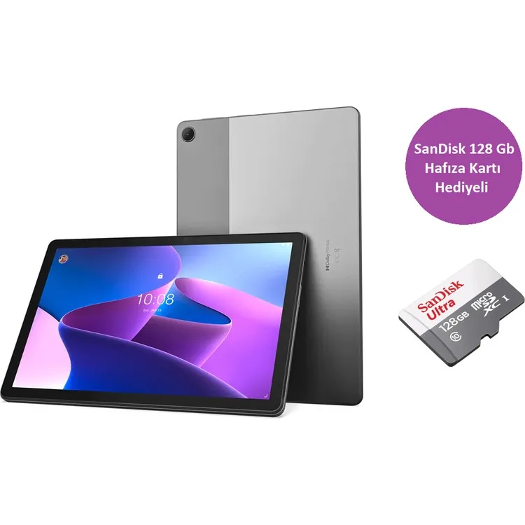 Lenovo Tab M10 (3-го поколения) 4 ГБ 64 ГБ + 128 ГБ памяти 10,1 