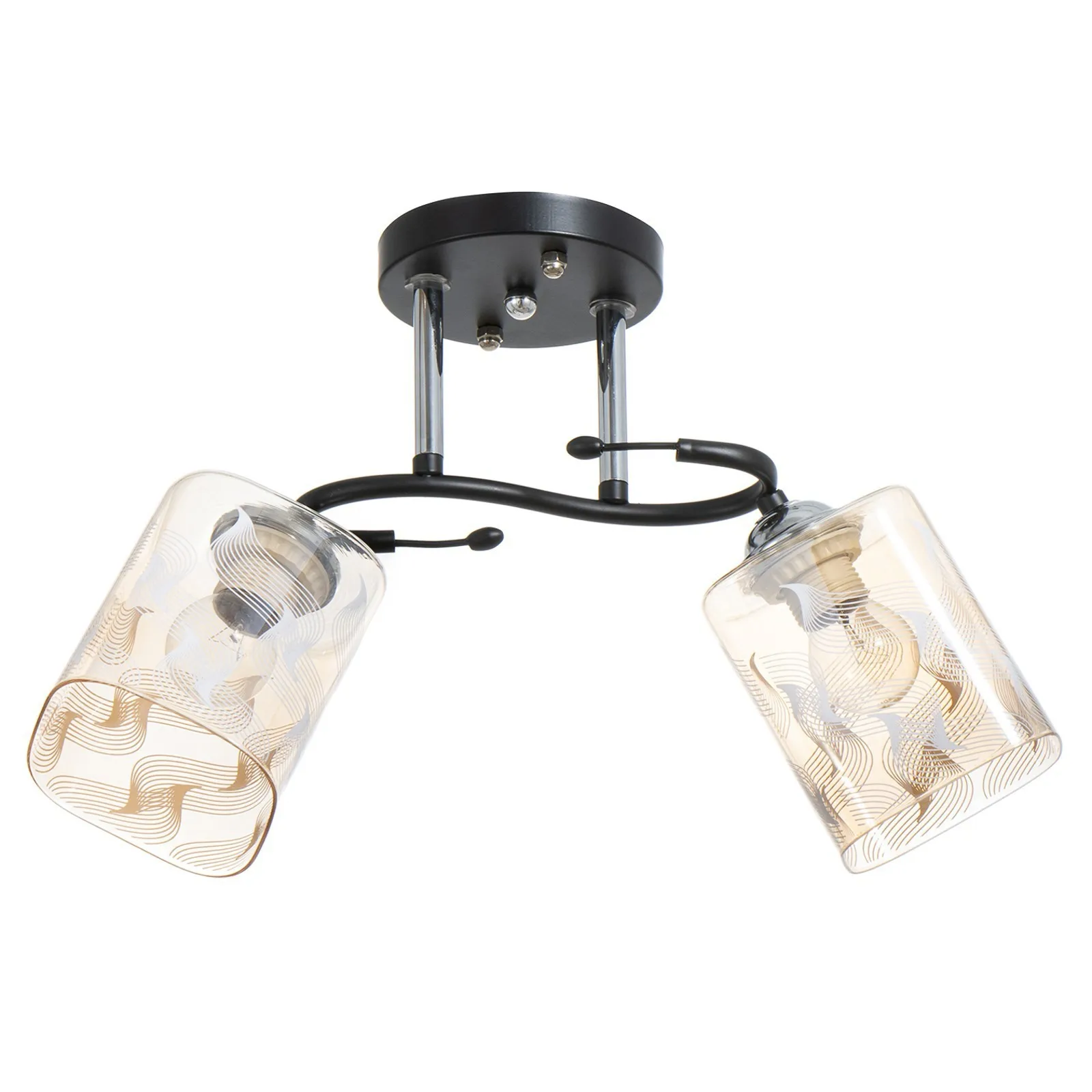 Люстра Арнелла 2хЕ27 40Вт чёрный 45х26х27 см