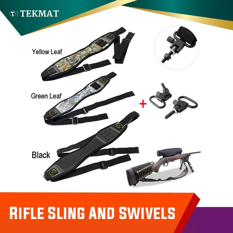 

Tekmat Tactical Accessories Shooting Gun Sling With Swivels Set Camo Shotgun Carrier Hunting Rifle Xhunter