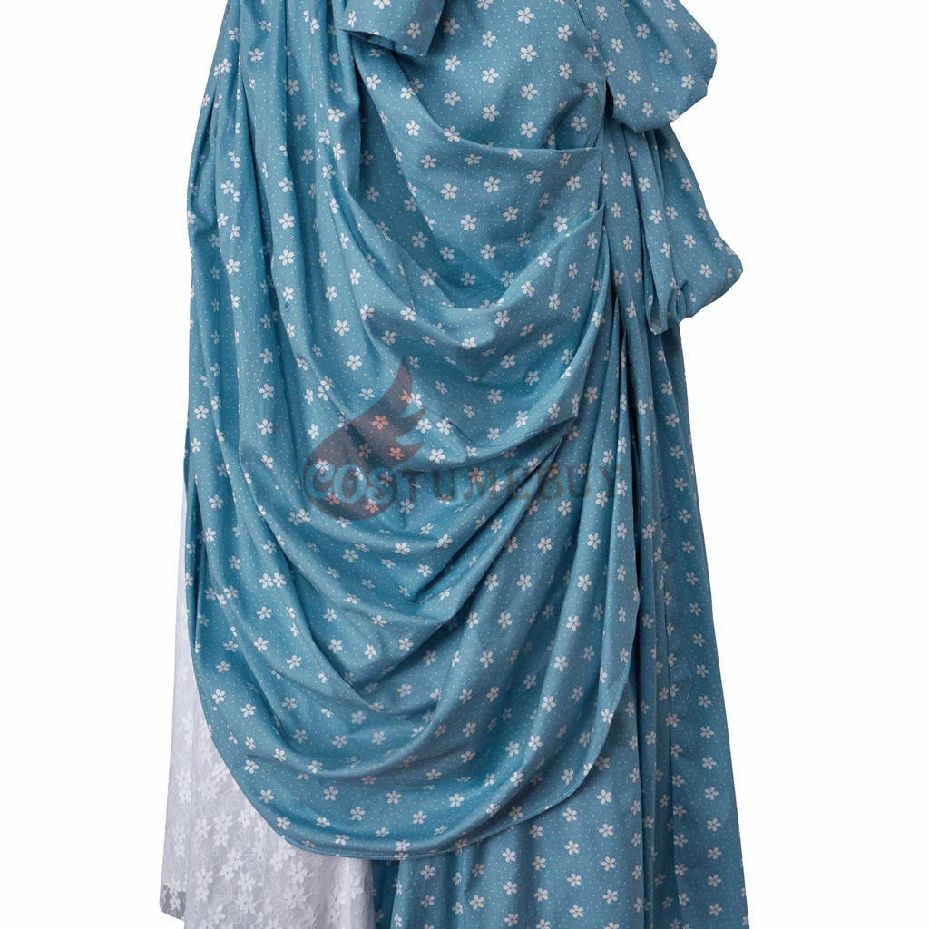 Костюм-Брука из позолоченной эпохи винтажное платье Нью-Йорка 19-го века бальное