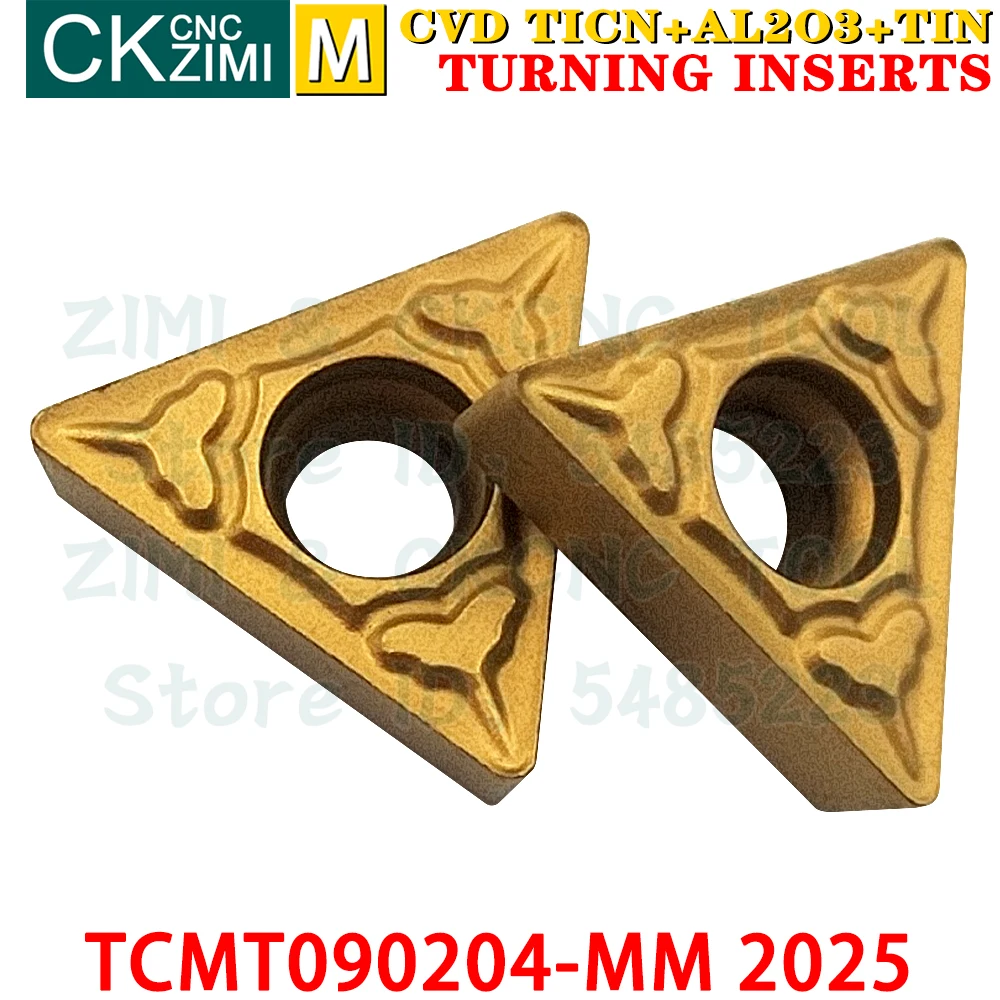 TCMT090204-MM 2025 TCMT 090204 MM Твердосплавные пластины Инструменты для наружной токарной