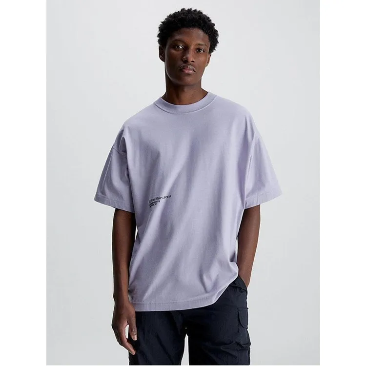 Calvin Klein Мужская синяя футболка