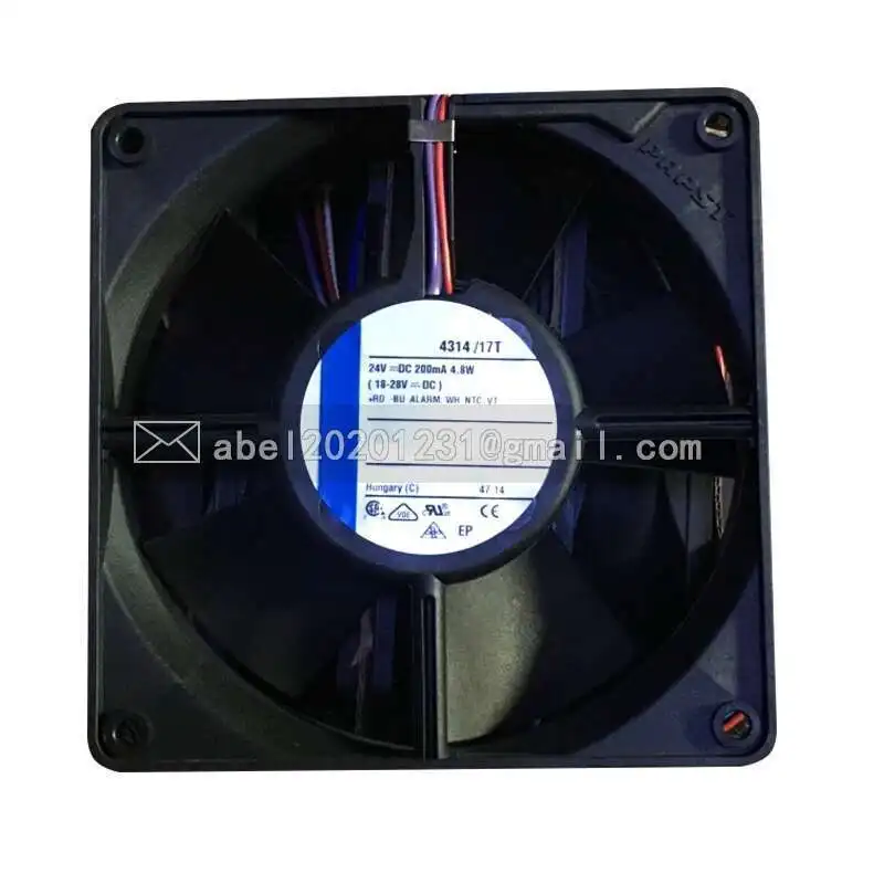 Новый 17T 4314 / 17ts 24VDC 4.8W 4 Line 12038 120 * 38MM Оригинальный Вентилятор COOG