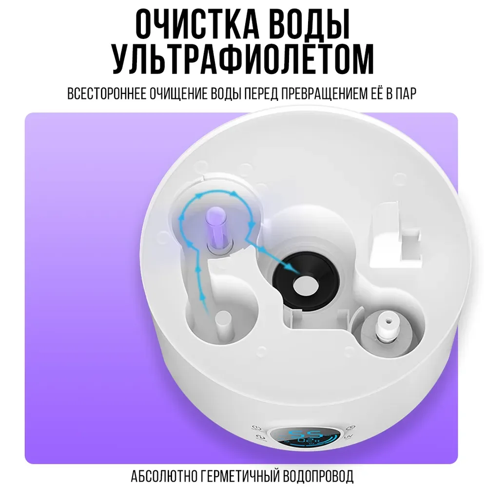 Увлажнитель воздух Deerma Air Humidifier 5L DEM-F628S ультразвуковой домашний беззвучный