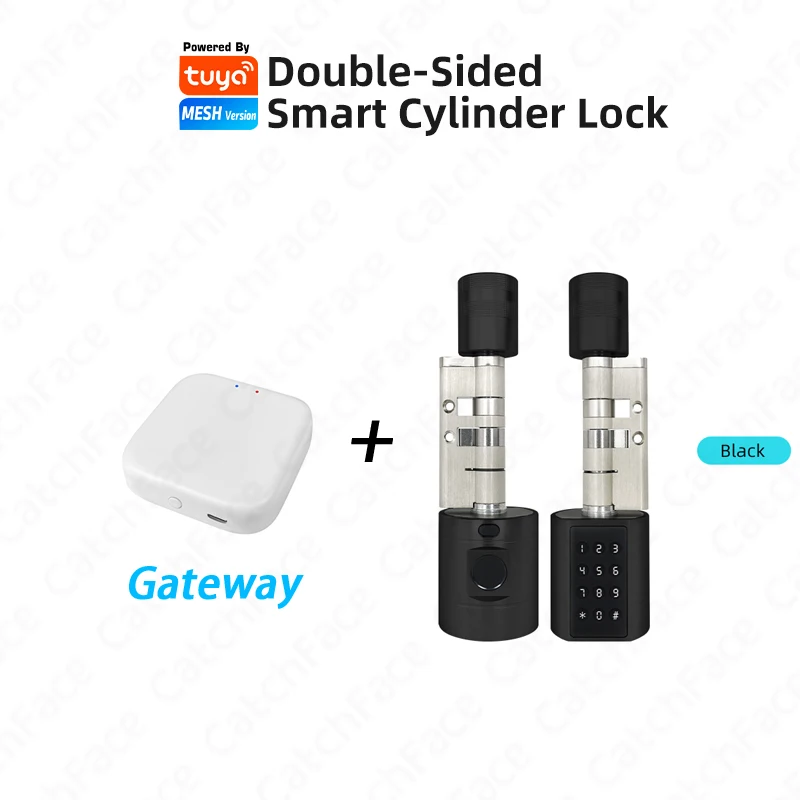 Электронный умный дверной замок Catchface с датчиком отпечатков пальцев