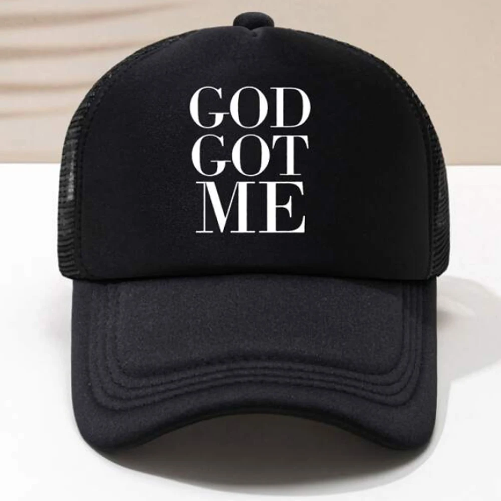 Модная Регулируемая дышащая мужская уличная шляпа-тракер с надписью 1 шт.