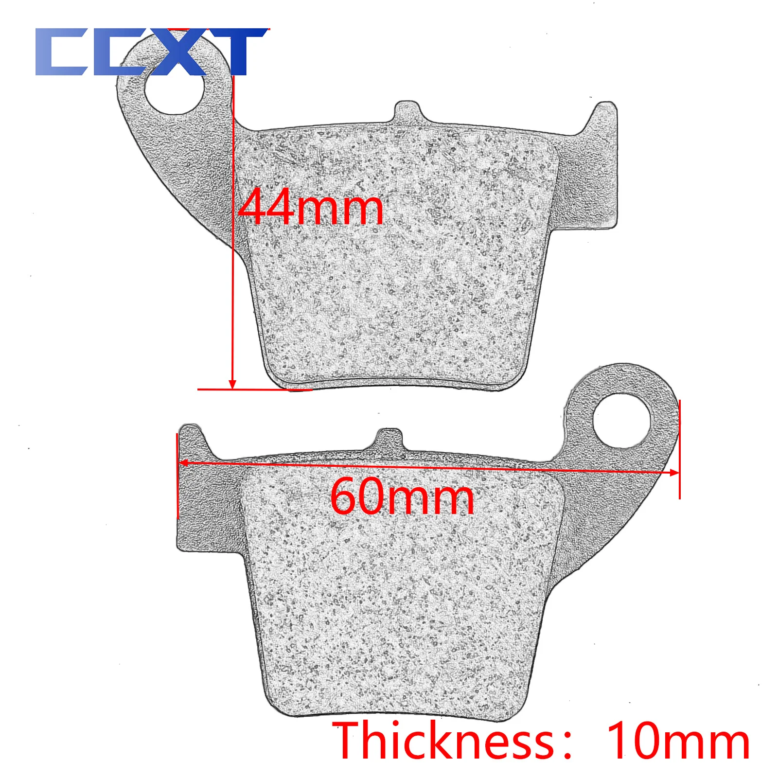 Передние и задние тормозные колодки для мотоцикла Honda CR 50 125 250 CRF 150 250 450 450 XR 250 400 CRE 50 125 250 490 CRE CRF490 CRF500 (art.: 3920beffcd333) - 3920beffcd333