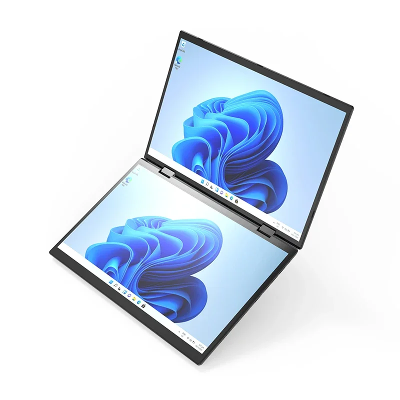L14 Двойной экран Intel N95 12-го поколения 360 ° Ноутбук для йоги 2*14 дюймов 2 5K Touch IPS Windows 11
