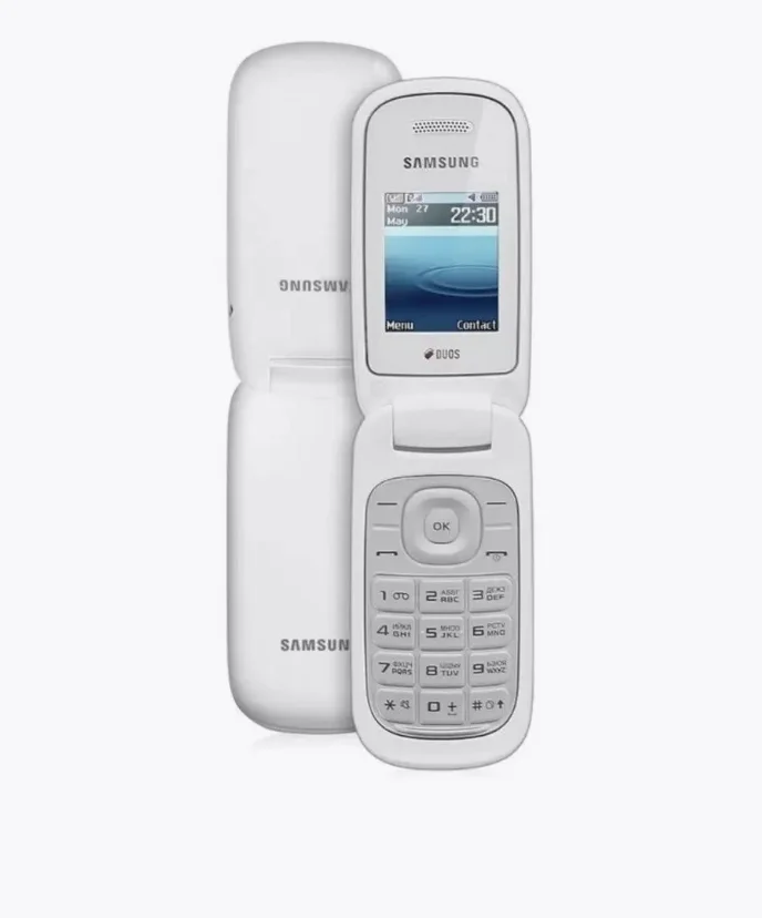 Мобильный кнопочный сотовый телефон Samsung E1272 duos Раскладушка ...