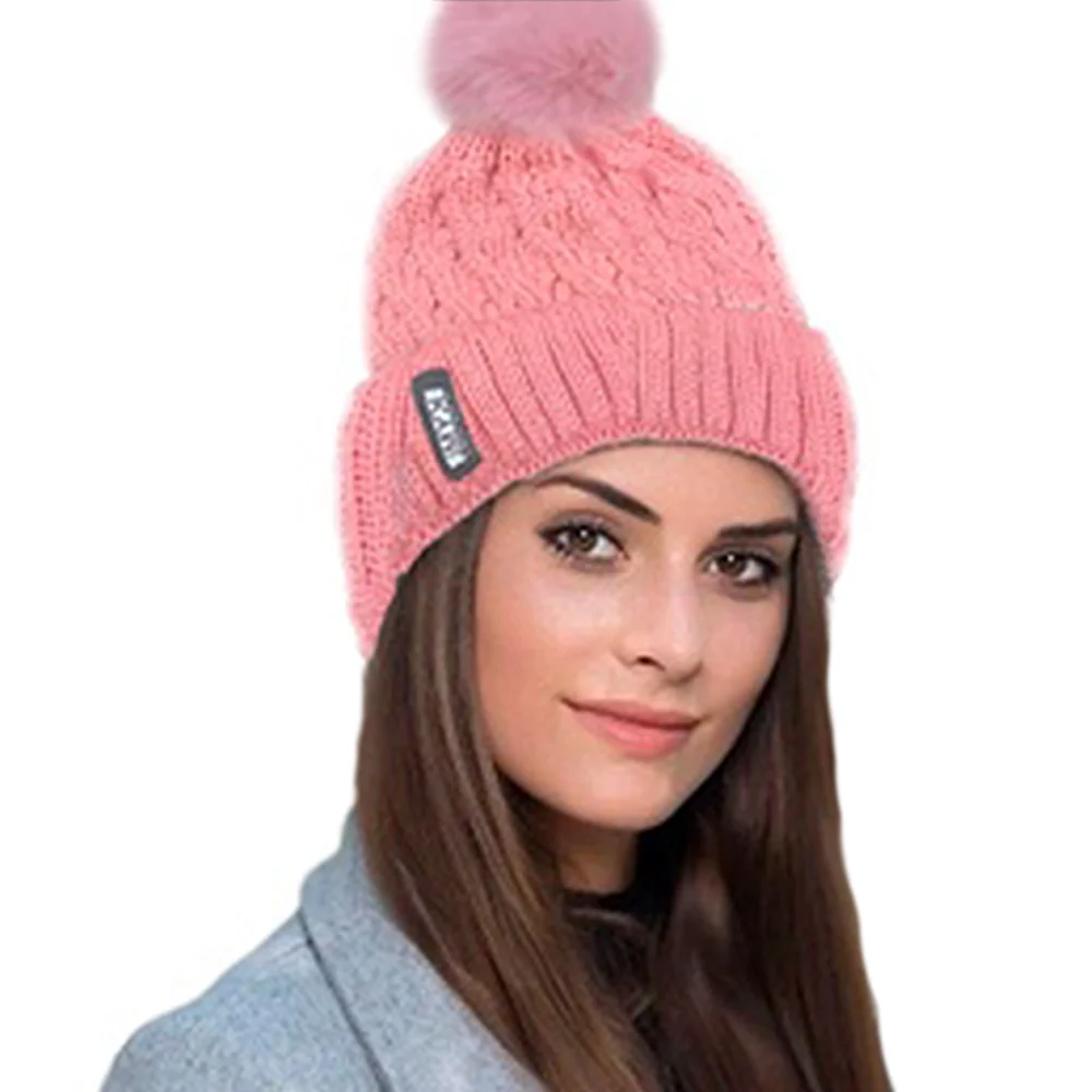 

Touca Gorro Feminina Croche Detalhe em Perolas Adulto e Juvenil Com Pom Pom Forrada Para Inverno Frio