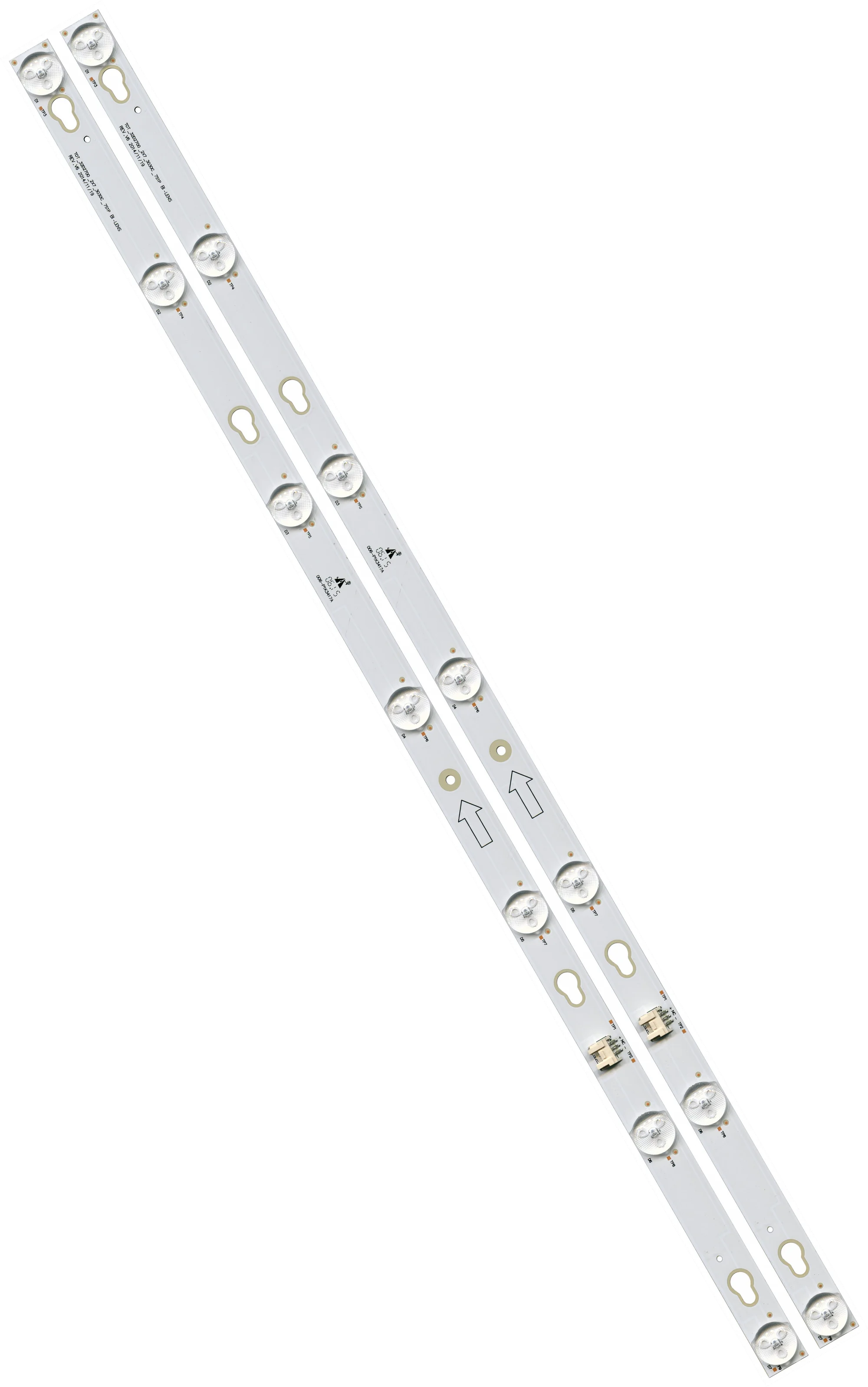 LED-подсветка TOT_32D2700_2X7_3030C_7S1P (комплект 2 планки) 32HR330M07A2 4C-LB3207-HQ1