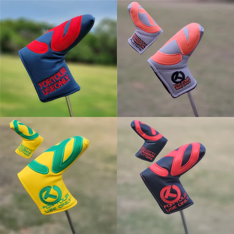 Golf Putter Cover Golf Club Head Covers for Putter PU Leathe