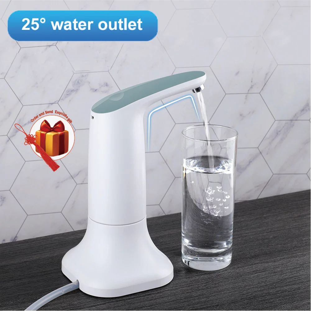 

Автоматический диспенсер для воды, электрический насос для воды с USB-зарядкой и сенсорным управлением, портативный, для кухни и офиса