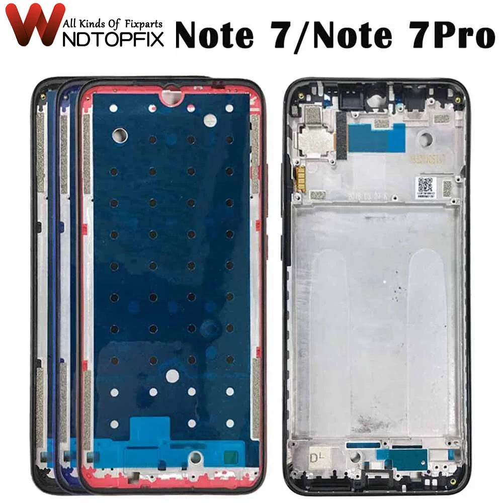 

NEW For Xiaomi Redmi Note 7 Middle Frame Plate Housing Bezel Faceplate Bezel LCD Supporting Front Frame Repair Parts