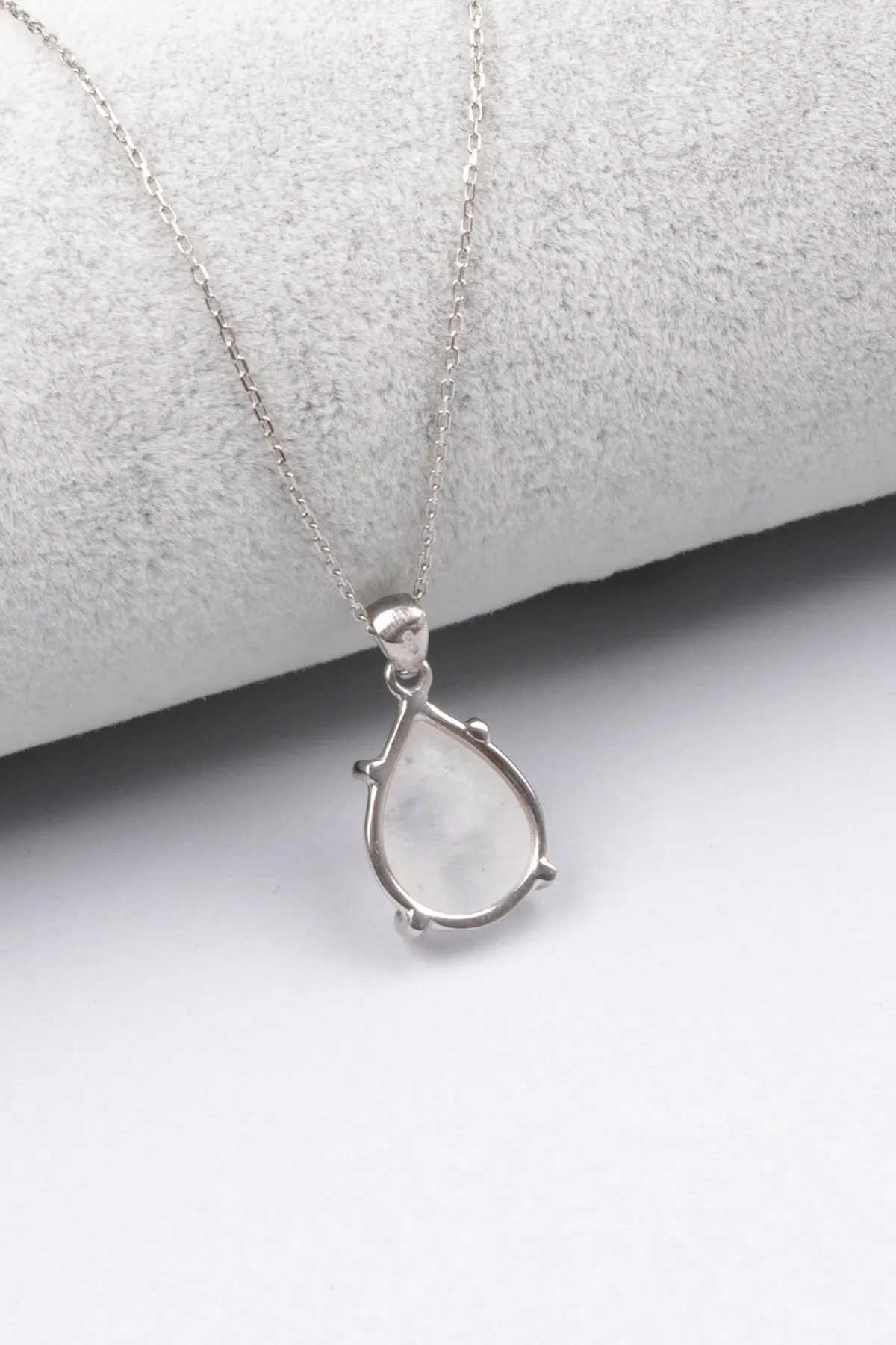 

Moonstone Natural Stone 925 Sterling Silver Necklace