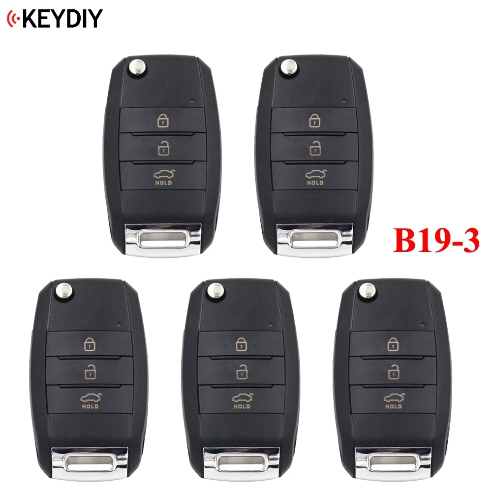 

5/10PCS, Universal KEYDIY B19-2 B19-3 B19-4 K Style Remote Control Key B-Series for KD-X2 KD900 MINIKD,URG200 Key Machine