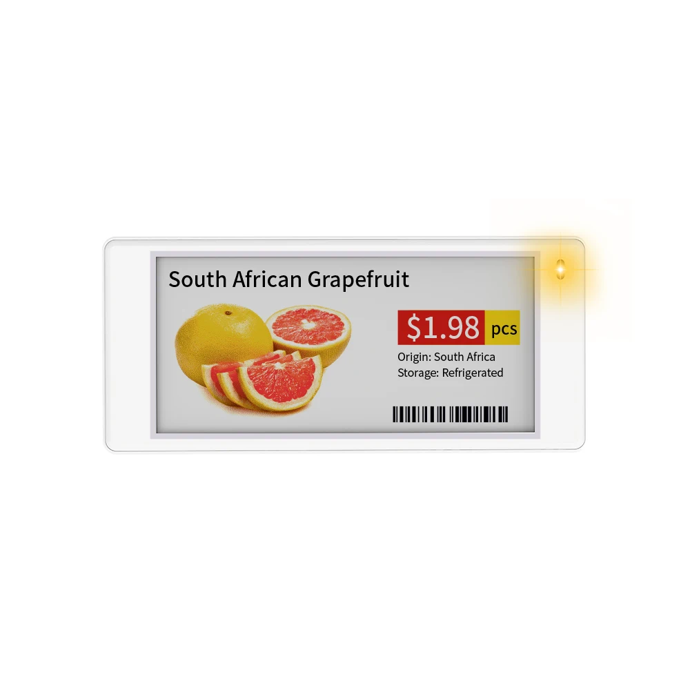 MinewTag 2 9 дюймов 8 шт. цветной 4-цветный электронный чернильный дисплей Smart Digital Price Tag