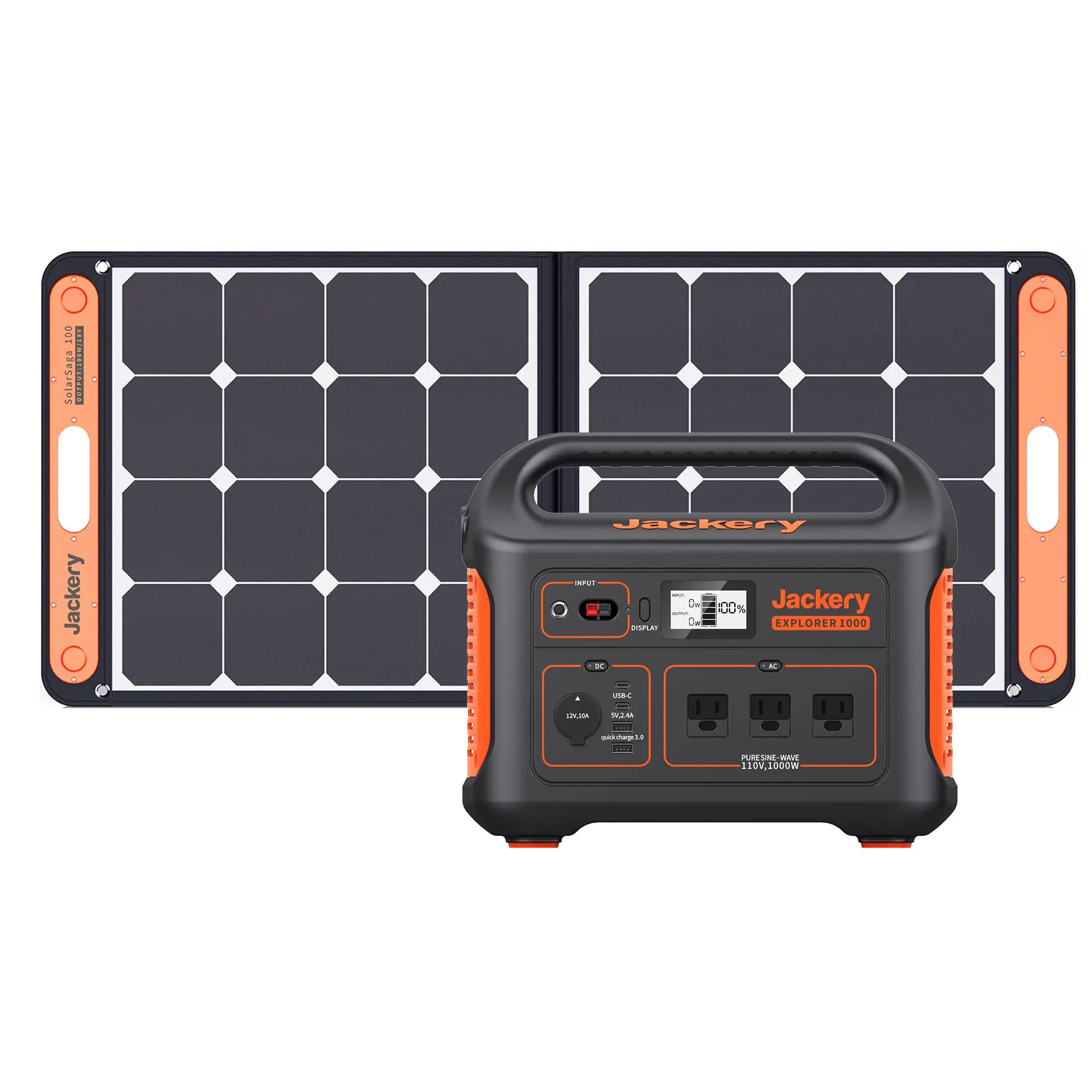 

HIGH QUALITY ON 1000w LifePO4 Pure Sine Wave Camping jackery Solar Generator Emergency Bank