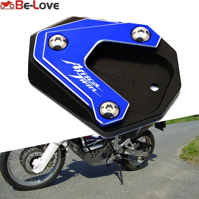 

For Honda Africa Twin XRV750 RD07 XRV 750 All Years Motorcycle CNC Kickstand Pad Foot Side Stand Extension Support Plate
