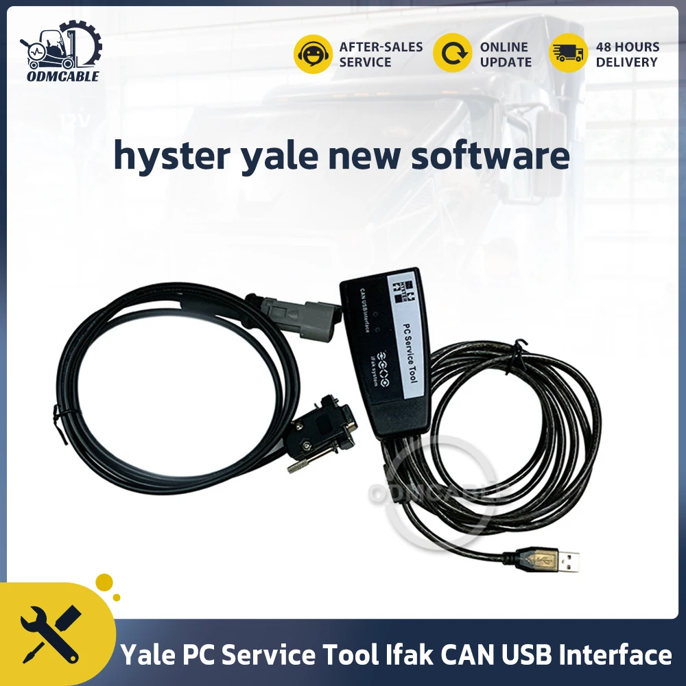 

For Hyster Yale project Forklift diagnostic tool design Ifak Can Usb Interface with Hyster Yale PC Service Tool V4.98