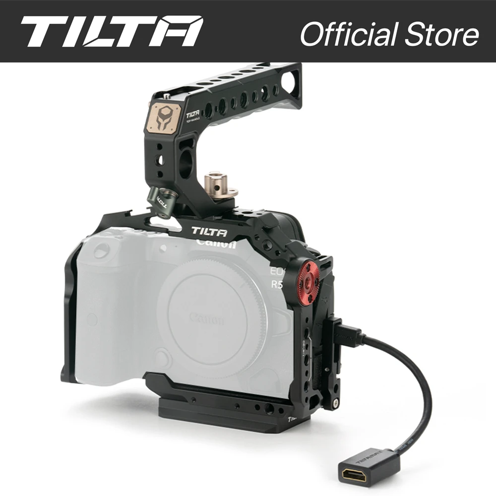 Новая штативная клетка TILTA для Фотоаппарата Canon R5/R5C/R6 V2 с DSLR черным комплектом
