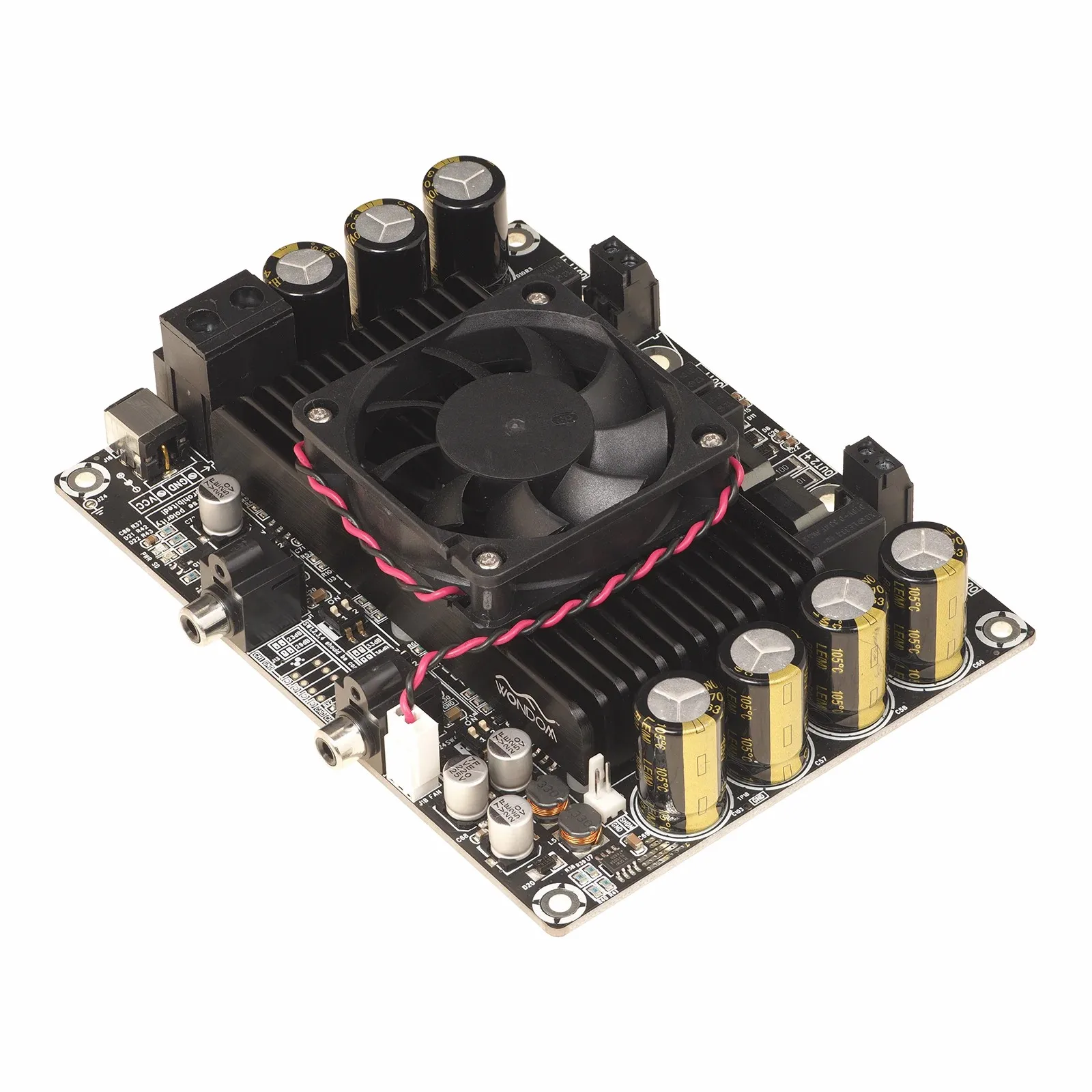 Berrybak 2X300 Вт 4 Ом Высокомощный модуль аудиоусилителя класса D Digita