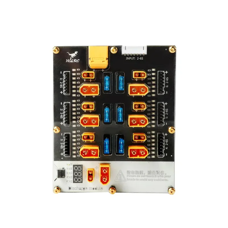 

6-портовое зарядное устройство HGLRC Thor Lipo Pro 40A XT60 XT30 Plug 2-6S с зарядным устройством Lipo Dis для IMAX B6