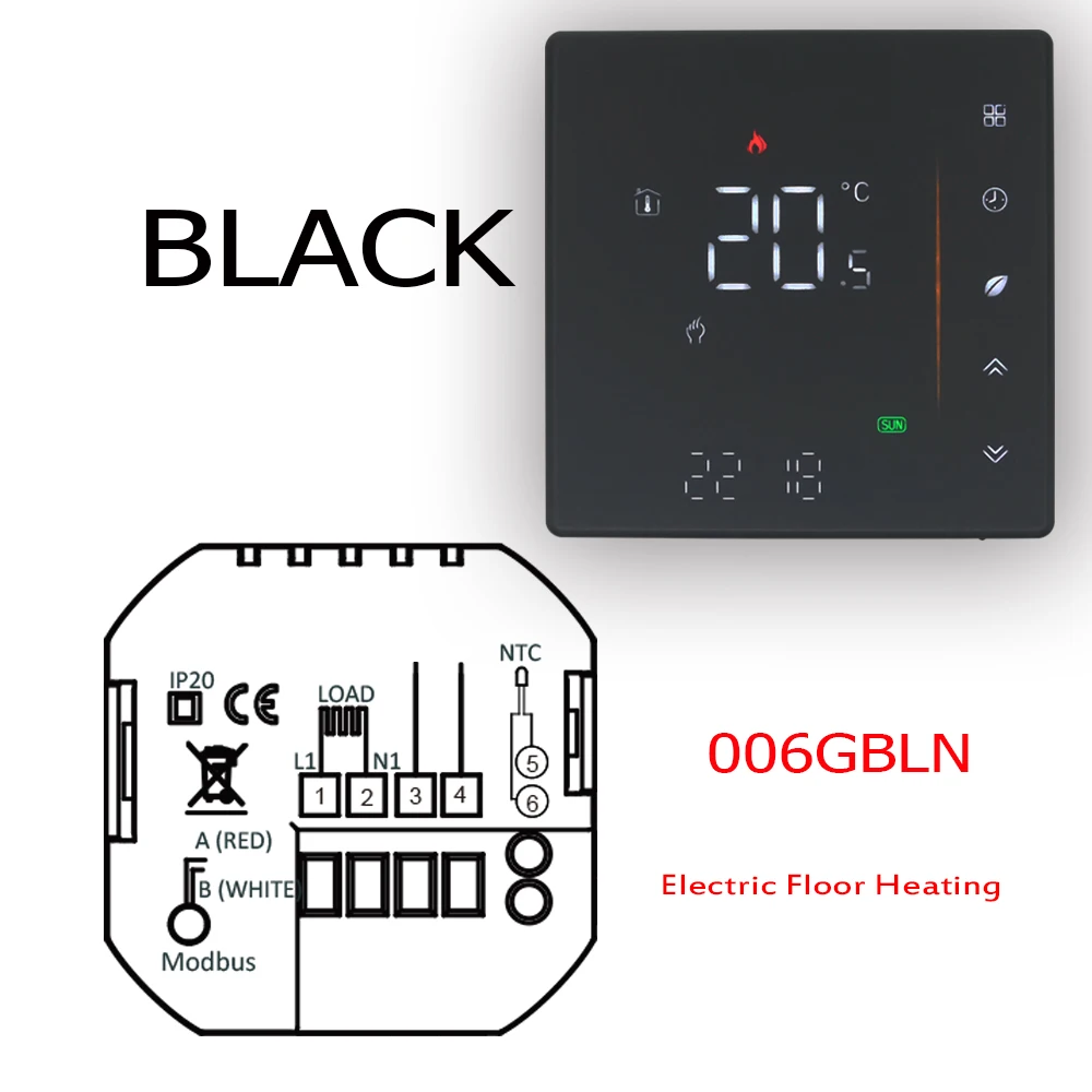 

RS485 термостат для электрического подогрева пола