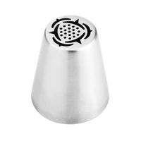 20pcslotfree shipping fda high quality stainless steel 304 cake decorating large russian flower icing nozzle bno53
