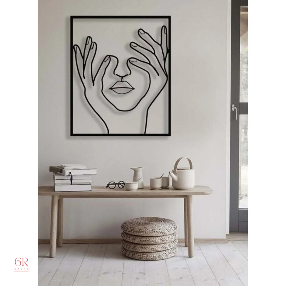 Деревянная душевная женщина рамка Настенный декор идея для качественного