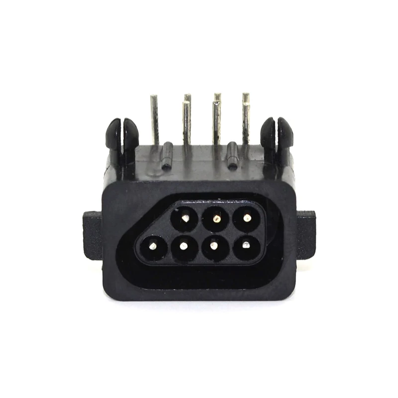 

90 Degree 7 Pin Female Connector Socket Slot for NES Game Console Controller
