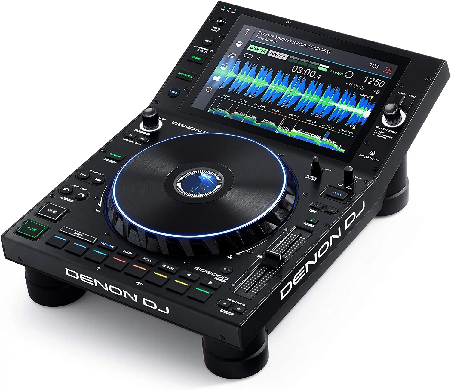 

Denon DJ SC6000 PRIME – Professional Standalone DJ Media Player with WiFi Music Streaming and 10.1-Inch Touchscreen