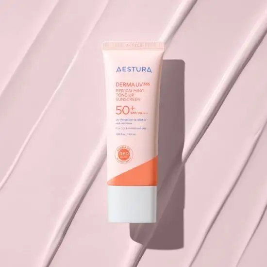 Успокаивающий тонизирующий солнцезащитный крем Aestura DermaUV365 Red 40 мл
