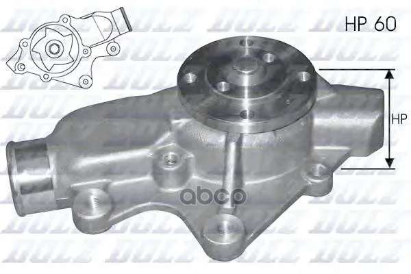 Водяная Помпа Jeep Wrangler/Cherokee 4.0 R6 88- Dolz арт. J202 |