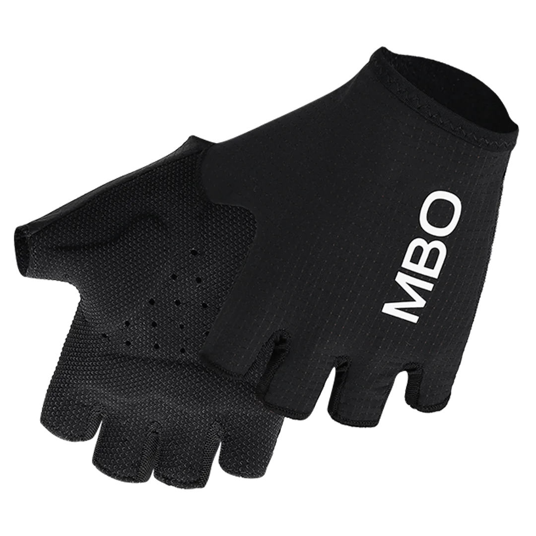 Фото Велосипедные перчатки MBO для велосипедов и MTB, с амортизацией и итальянской амортизирующей накладкой EIT на ладони, без пальцев, дышащие. №5
