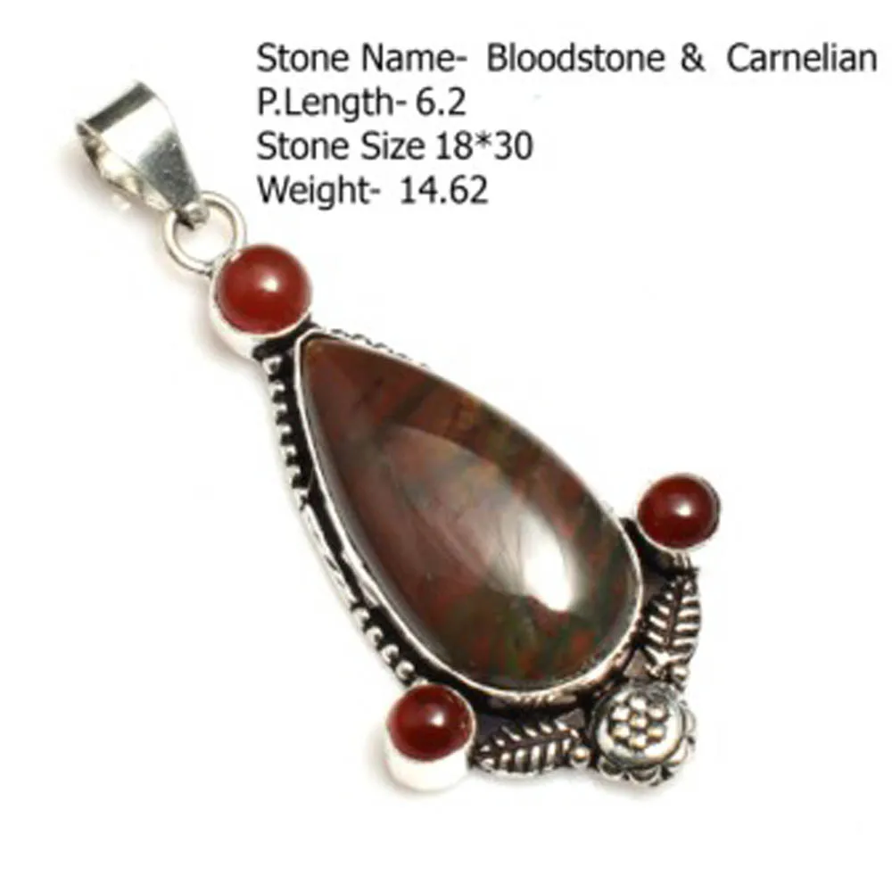 Подлинная Подвеска из яшмы и агата