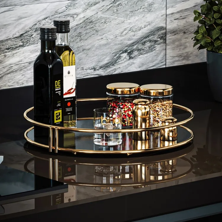 Bino Обслуживание Презентация Кейтеринг Золотой большой роскошный Органайзер Подставка для торта