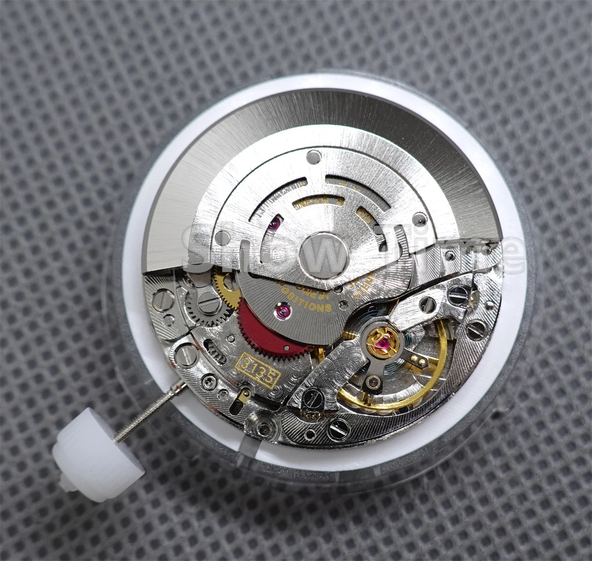 China VR3135 movement automatic mechanical movement men watch movement blue balance VR 3135