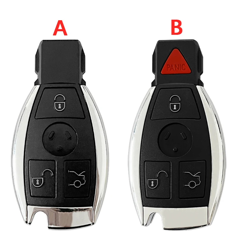 

CS002058 3/3+1 Button BGA Remote Key Shell Fob for Mercedes Benz A C E S Class GLK GLA W204 W212 W205 Replace Car Key Case Cover