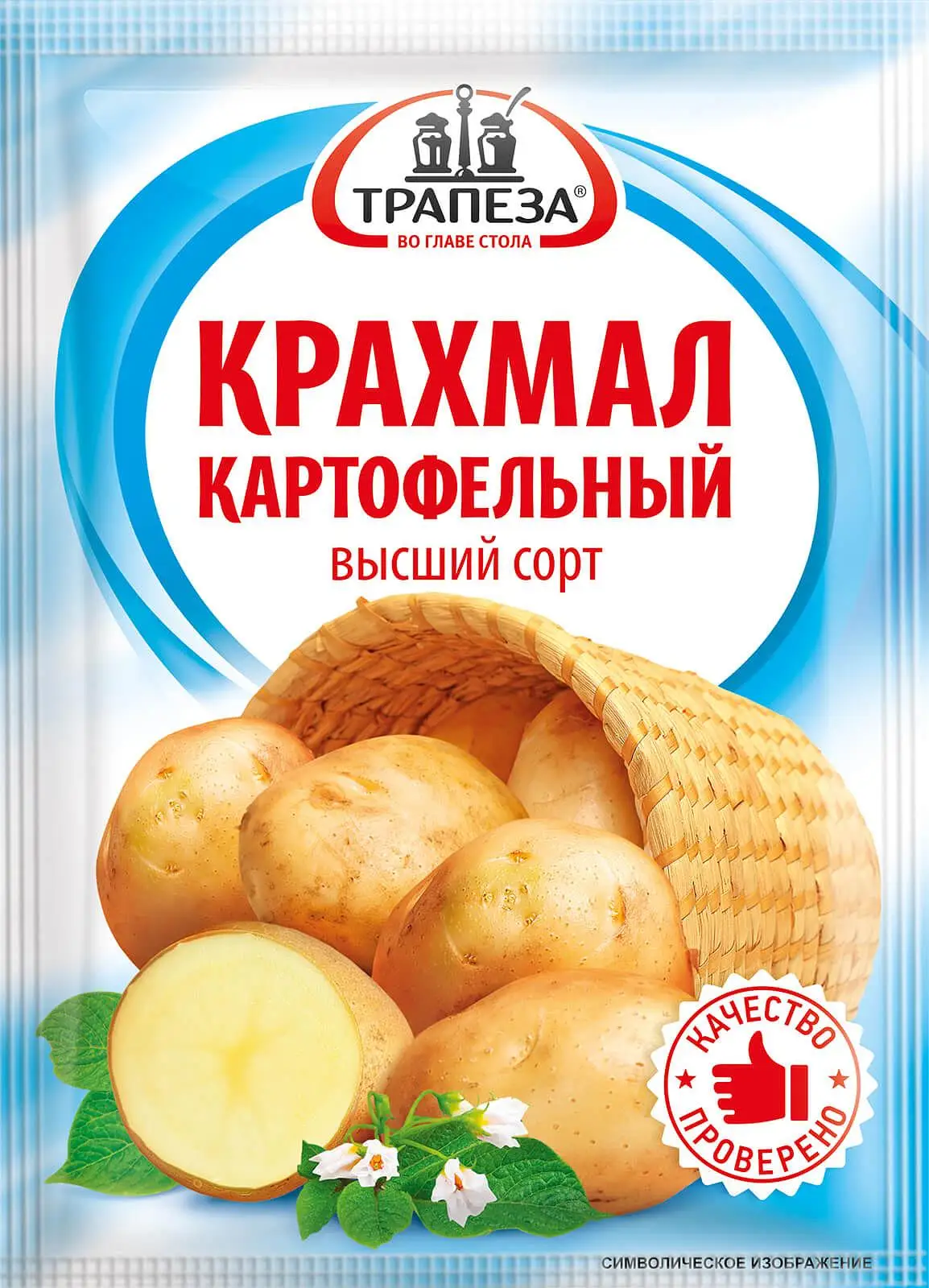 22 штук Крахмал Трапеза картофельный