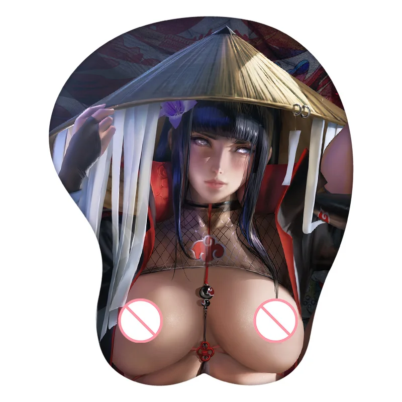 

Anime 3D Mouse Pad Hyūga Hinata Ninja Wrist Rest Silicone Sexy Creative Gaming Mousepad Mat