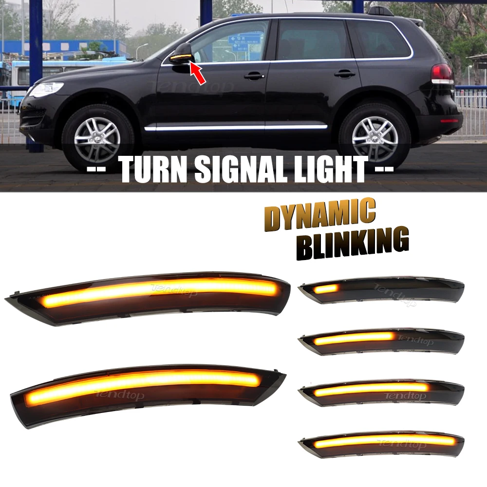 2 шт. светодиодный динамический сигнал рулевого управления зеркальный индикатор