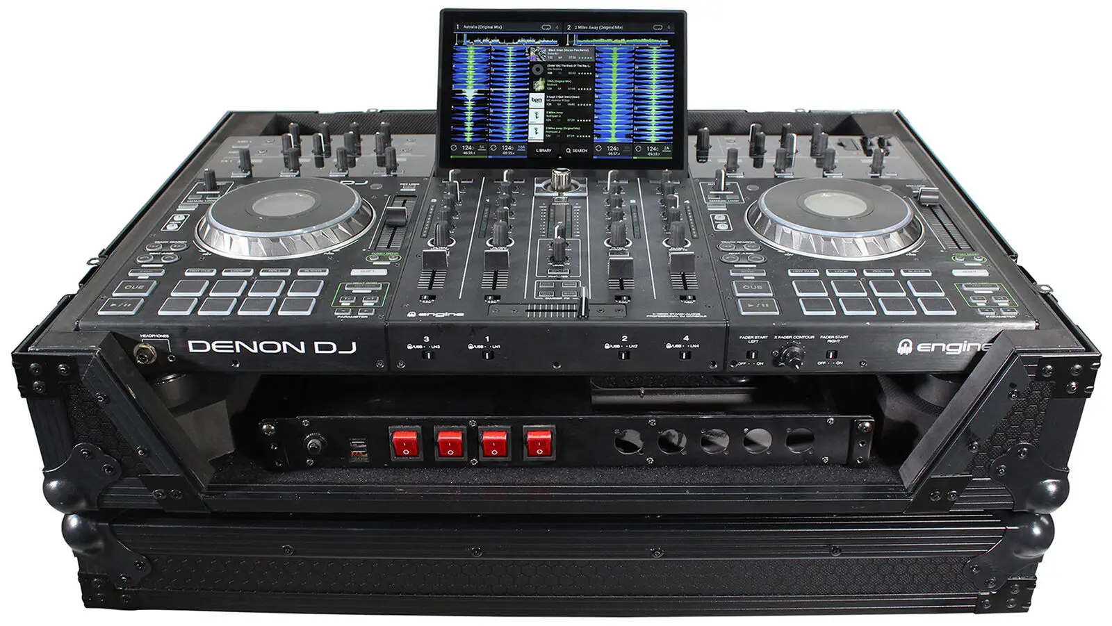 

HOT SALES Denon DJ Prime-4 White w/ Flight Case