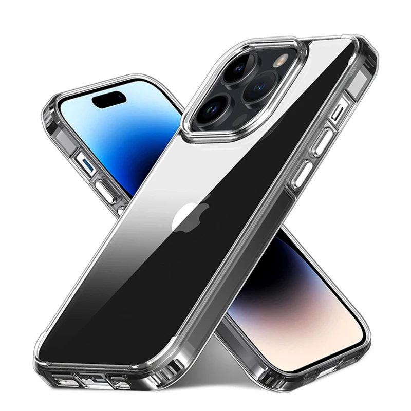 Clear Phone Case for iPhone 14 13 12 11 Pro Max XR X XS Max Silicone Soft Back Cover for iPhone 14 13 12 11 XR XS MAX 6 7 8 Case
