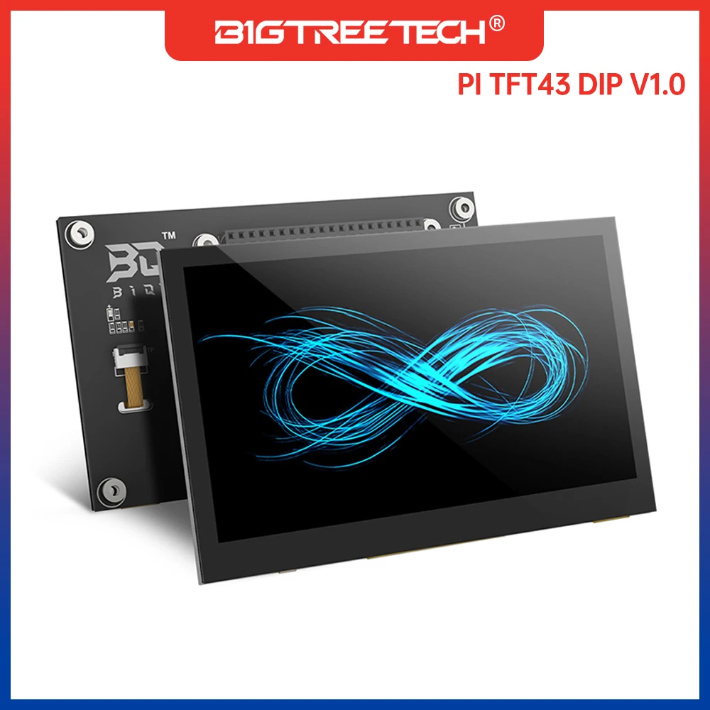 

Емкостный сенсорный экран BIGTREETECH PI TFT43 DIP V1.0 для Raspberry Pi Zero 2 Вт, плата Raspberry Pi 3b/4b VS BTT PITFT50 V2.0